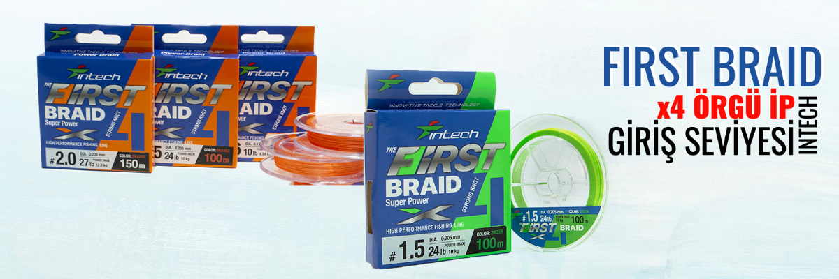 Braid Fishing Line Intech First BRAID X8 Green